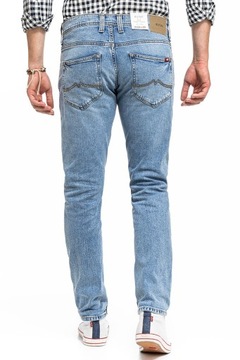 Męskie spodnie jeansowe dopasowane Mustang OREGON TAPERED W36 L34