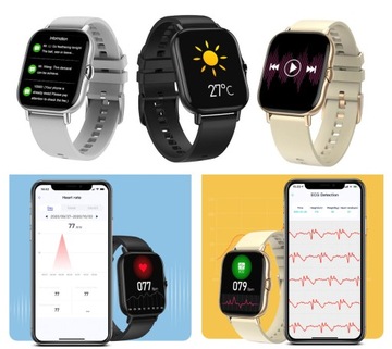 SMARTWATCH SMARTBAND СПОРТИВНЫЙ РЕМЕСЛ AMOLED МЕНЮ ПОЛЬСКИЙ