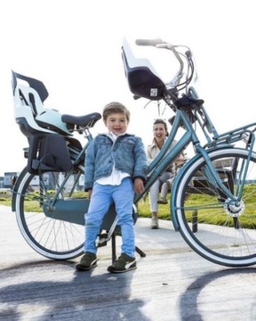 ВЕЛОСИПЕДНОЕ СИДЕНЬЕ BOBIKE GO MINI Mint + чехол 15 кг