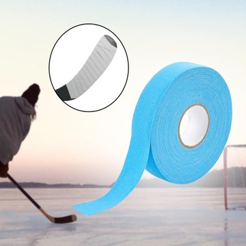 Тканевая лента для хоккея на льду, ширина 2,5 см, голубая лента для хоккейной клюшки