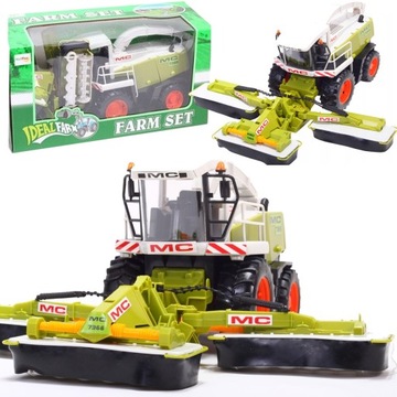 Duży Kombajn Do Zboża Maszyna Rolnicza 42cm Auto POTRÓJNA MASZYNA Traktor