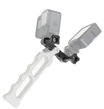 Адаптер лампы с двойным держателем TEE для 2 камер GoPro Xiaomi Sony