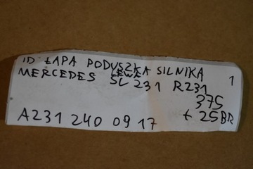 IDEALNI ULOŽENÍ MOTORU LEVÝ MERCEDES SL 231 R231 1