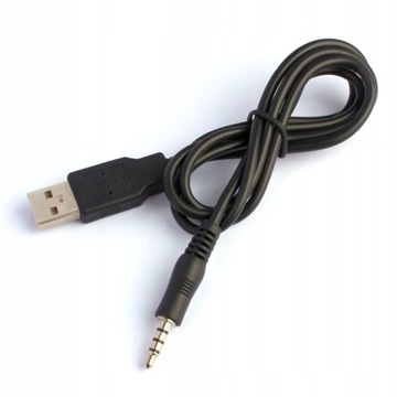 Adapter AUX 3.5mm na USB 1 metr mini Jack - USB
