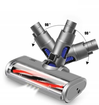 Elektryczna szczotka walcowa, zmotoryzowana, turbo, kompatybilna z Dyson V6