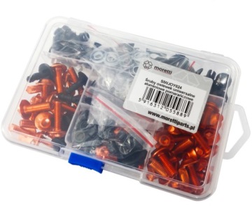 АЛЮМИНИЕВЫЕ ВИНТЫ ДЛЯ ОБТЕКТЕРОВ МОТОЦИКЛОВ 193 ШТ.