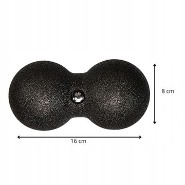 ДВОЙНОЙ РОЛИК DUOBALL ДЛЯ МАССАЖА СПИНЫ, РАССЛАБЛЯЮЩИЙ, ЖЕСТКИЙ EPP