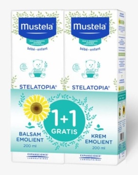 MUSTELA Stelatopia Balsam + Krem Emolient KRÓTKA DATA: 01.10.2024