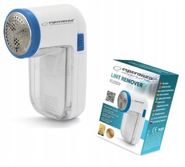 ECS004 Бритва для одежды Flossy бело-синяя Esperanza