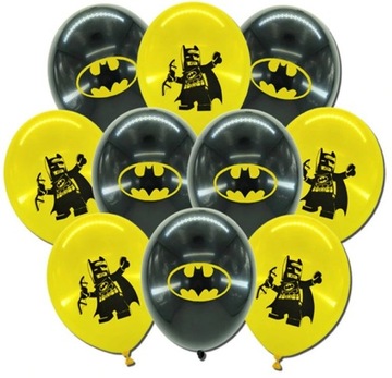 BALON BALONY ZESTAW AVENGERS BATMAN 6szt