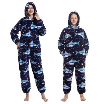 Piżama Onesies Jednoczęściowa kocdorosłych dzieci