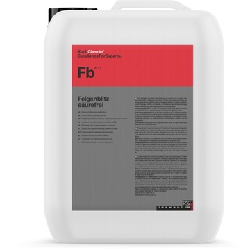KOCH CHEMIE deironizer środek do czyszczenia felg Felgenblitz Fb 11kg