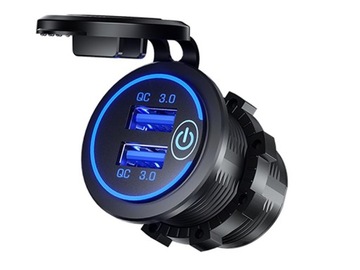 БЫСТРОЕ ЗАРЯДНОЕ УСТРОЙСТВО USB QC 3.0, ЗЕЛЕНОЕ РАЗЪЕМ