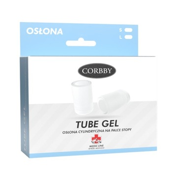 Osłona na dzień i noc Corbby Tube Gel r. L bezbarwny 2 szt.