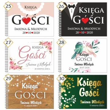 A5 KSIĘGA GOŚCI / 44 strony / Ślub / Wesele