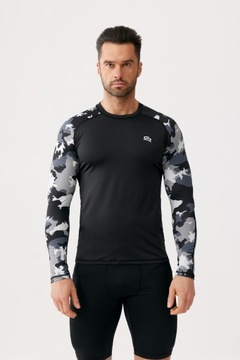 ДЫШАЩАЯ ТЕРМОФУТБОЛКА БЫСТРОСЫХАЮЩАЯ ГРУБЫЙ РАДИКАЛЬНЫЙ КАМУФЛЯЖ