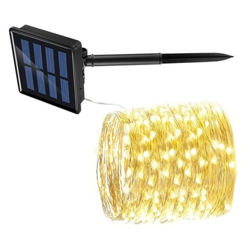 Садовые фонари на солнечных батареях Fairy 100/200 LED Рождественский сад для улицы