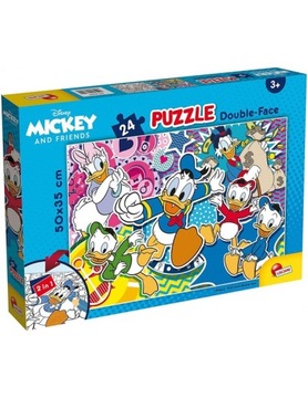 Puzzle dwustronne Miki i przyjaciele 24 elementy