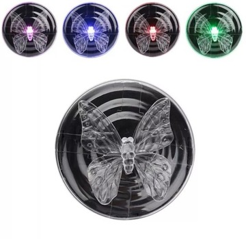 LAMPA SOLARNA PŁYWAJĄCA DO BASENU OCZKA JACUZZI OGRODU 7 KOLORÓW LED RGB