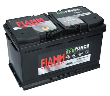 Akumulator FIAMM ecoFORCE 80Ah 800A VR800 AGM