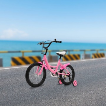 Детский велосипед 16 дюймов - розовый