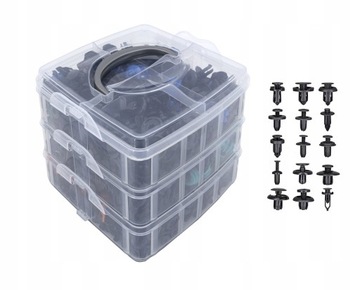 Булавки, зажимы автомобильные, 620 шт.