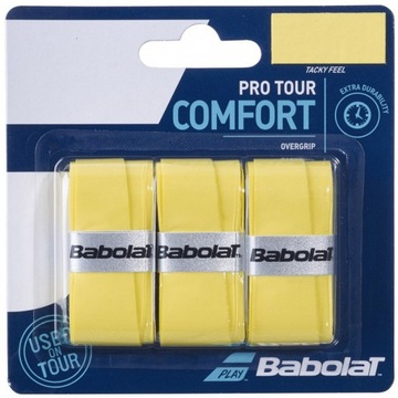 Owijki Babolat Pro Tour Comfort 3 szt. żółte 18396