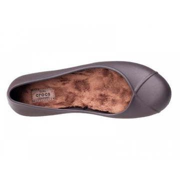 CROCS LEKKIE BALERINY FIT ESPRESSO W6 37-38 37,5