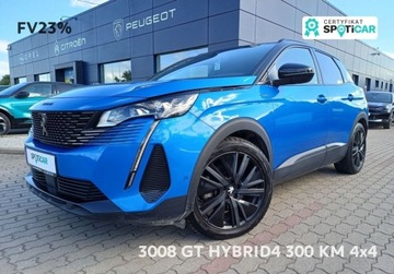 Peugeot 3008 II Plug-In Hybrid Facelifting 1.6 HYBRID4 300KM 2022 Peugeot 3008 157 1.6 Hybrid4 PHEV GT Pack 300 KM 4x4 I wl. FV23 1.6
