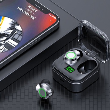 БЕСПРОВОДНОЙ ЧЕХОЛ ДЛЯ BLUETOOTH-НАУШНИКА TWS MINI + КАБЕЛЬ