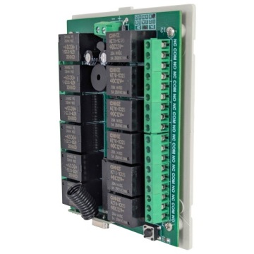 Радиоконтроллер-реле 12 каналов - 12/24 В - дистанционное управление