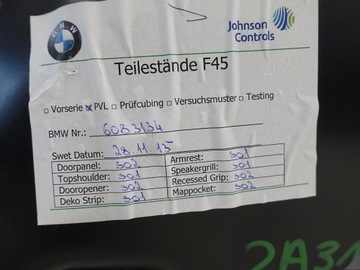 BMW 2 F45 ACTIVE TOURER ОБИВКА ЗАДНЯЯ ПРАВАЯ