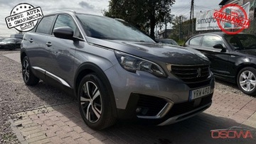 Peugeot 5008 II Crossover 1.6 BlueHDI 120KM 2017 Peugeot 5008 1.6 hdi Automat 7 osob. Ledy pol skory Navi kamera zamiana g