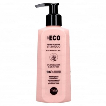MILA BE ECO PURE VOLUME SZAMPON OCZYSZCZAJĄCY NA OBJĘTOŚĆ 250 ML