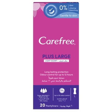 Carefree Wkładki Higieniczne Large 20 szt