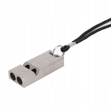 Портативный двойной аварийный свисток из сплава