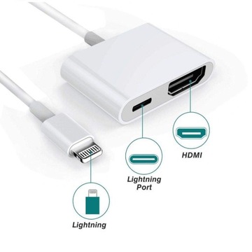 АДАПТЕР HDMI ДЛЯ IPHONE 8 X 11 SE N-15