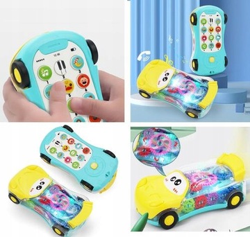 Телефон Интерактивная машинка для детей ЛАМПЫ