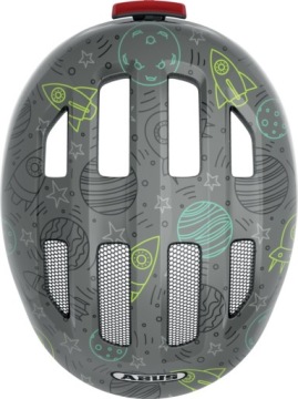 Abus Smiley 3.0 LED серый космический велосипедный шлем