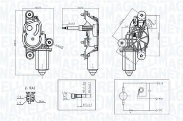 MAGNETI MARELLI 064070600010 MOTOR STĚRAČE