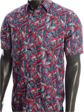 MARKS&SPENCER Koszula casual wzory Hawajska fajny styl r. M