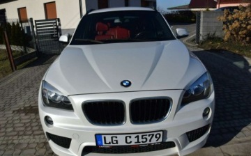 BMW X1 E84 Crossover Facelifting sDrive 20d 184KM 2014 BMW X1 2.0D M-Pakiet Navi Bial Perla 2 KPL Alufelg Sprowadzony 2.0, zdjęcie 6