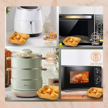 Papier do pieczenia frytkownicy beztłuszczowej AIR FRYER AirFryer 20cm 150x