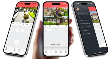 Zestaw MONITORINGU WiFi 4 KAMERY Obrotowe 5MP 5MPx AUDIO , CZARNY