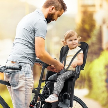 ВЕЛОСИПЕДНОЕ СИДЕНЬЕ ДО 22 КГ ДЛЯ ВЕЛОСИПЕДНОЙ РАМЫ БАГАЖНИК ВСТАВОЧНЫЕ РЕМНИ