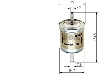 BOSCH FILTR PALIVA DAEWOO MATIZ 0,8 98-