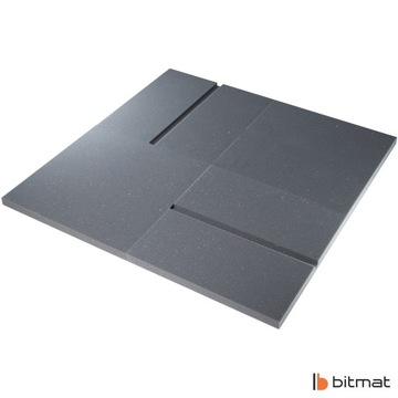 Akustyczna Dekoracyjna Pianka Wygłuszająca Zestaw kwadrat z fazą panel 3cm