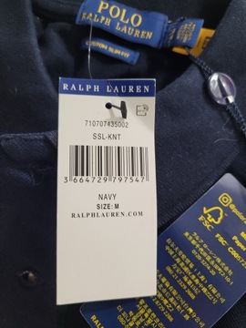 Polo Ralph Lauren Koszulka polo męska SOFT TOUCH CUSTOM SLIM FIT r. M (48)