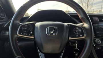 Honda Civic X Hatchback 5d 1.0 VTEC TURBO 126KM 2019 Honda Civic biala perla 1,0 i-vtec ledy duza navi, zdjęcie 8