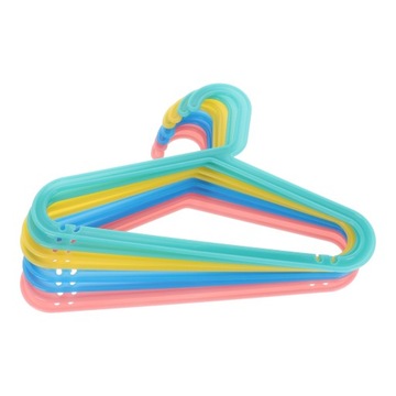 Wieszaki dziecięce dla dzieci na ubrania pastelowe 8 szt 21cm IKEA BAGIS